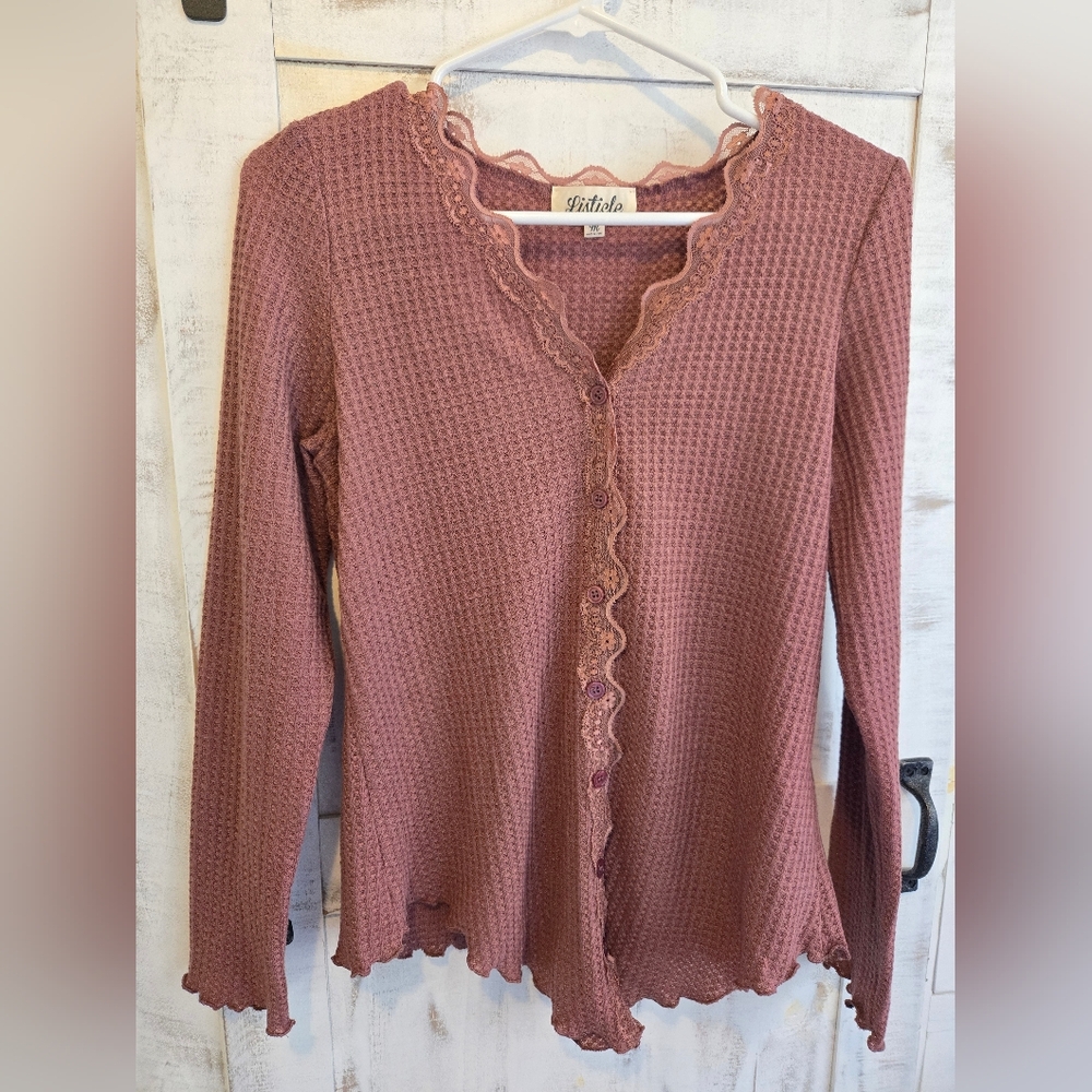 Listicle L/S Mauve Shirt